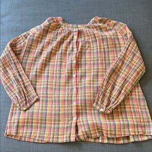 The Great Plaid top sz 0